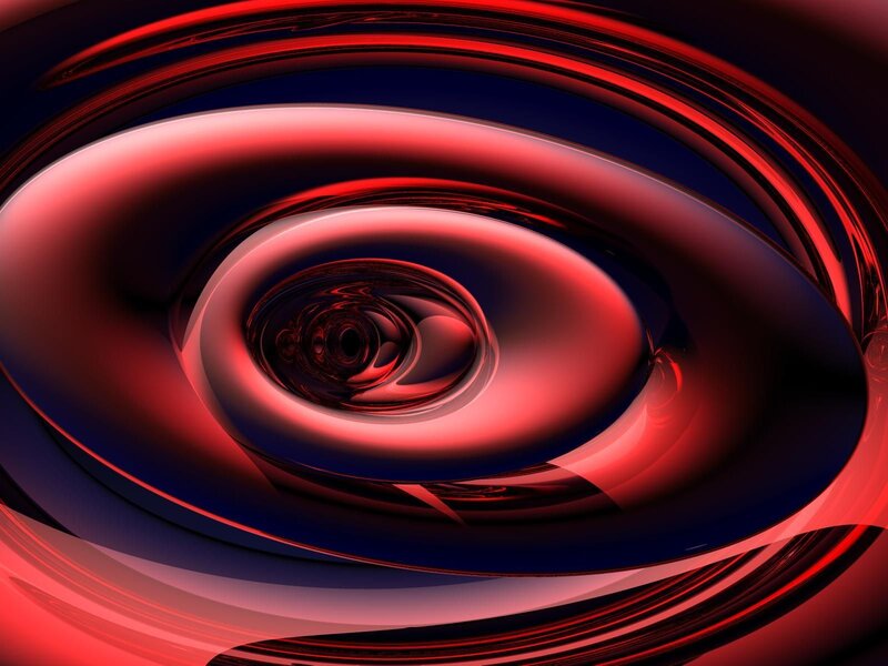 Red and black spiral vortex