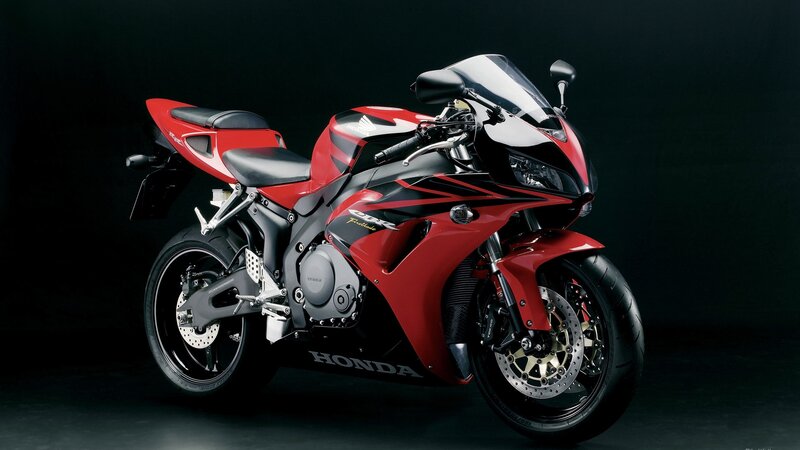 Red and Black Sport Motorcycle — Dramatic