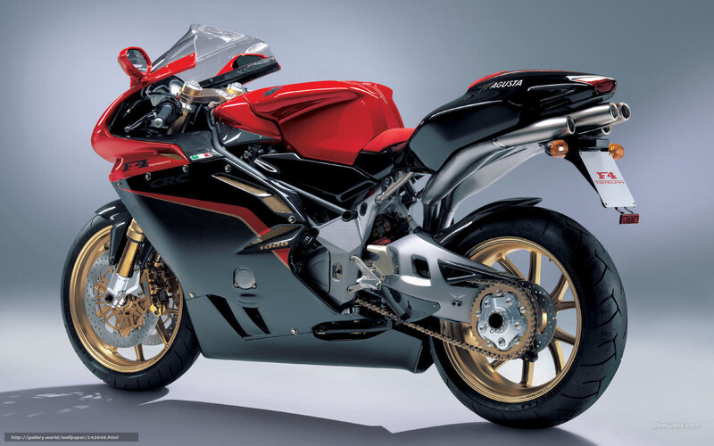 Red and Black Sport Motorcycle — Neutral, Photograph, Gold Wheels