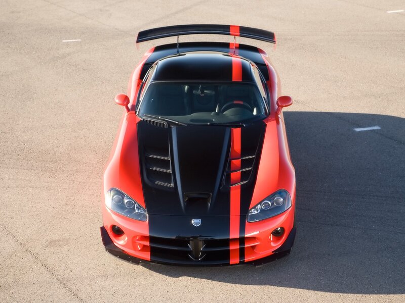 Red and black sports car