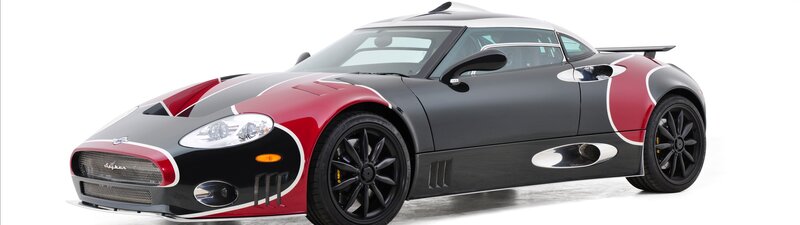 red and black sports car