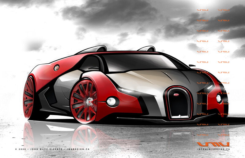 Red and Black Sports Car — Dramatic