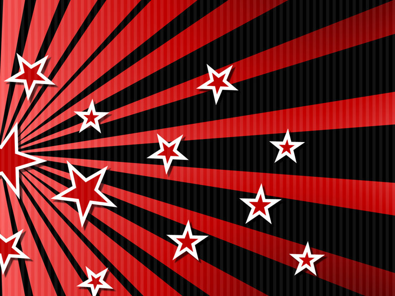 red and black starburst background