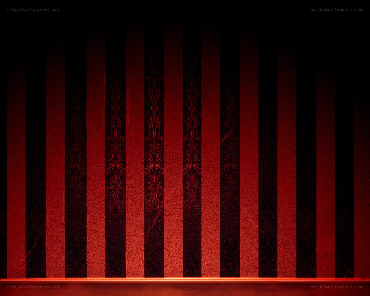 red and black striped wallpaper