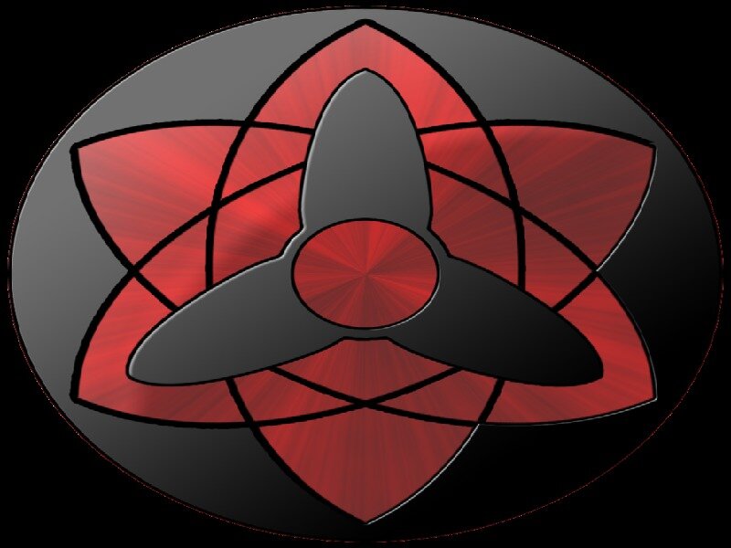 Red and Black Symbol