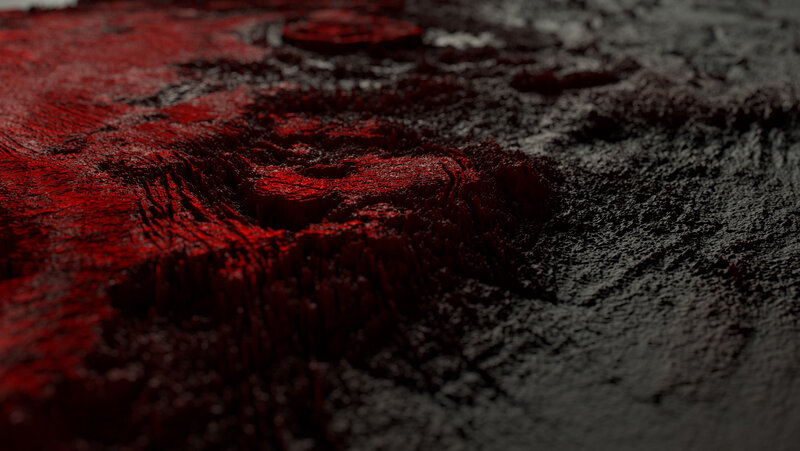 Red and Black Textured Surface