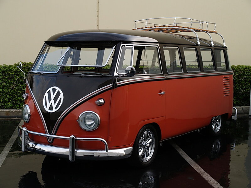 Red and Black Van