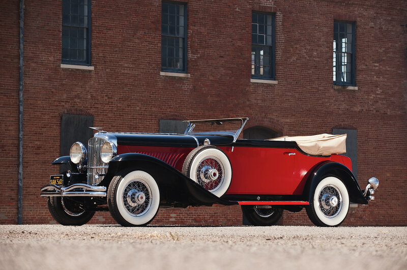 Red and Black Vintage Car — Dramatic