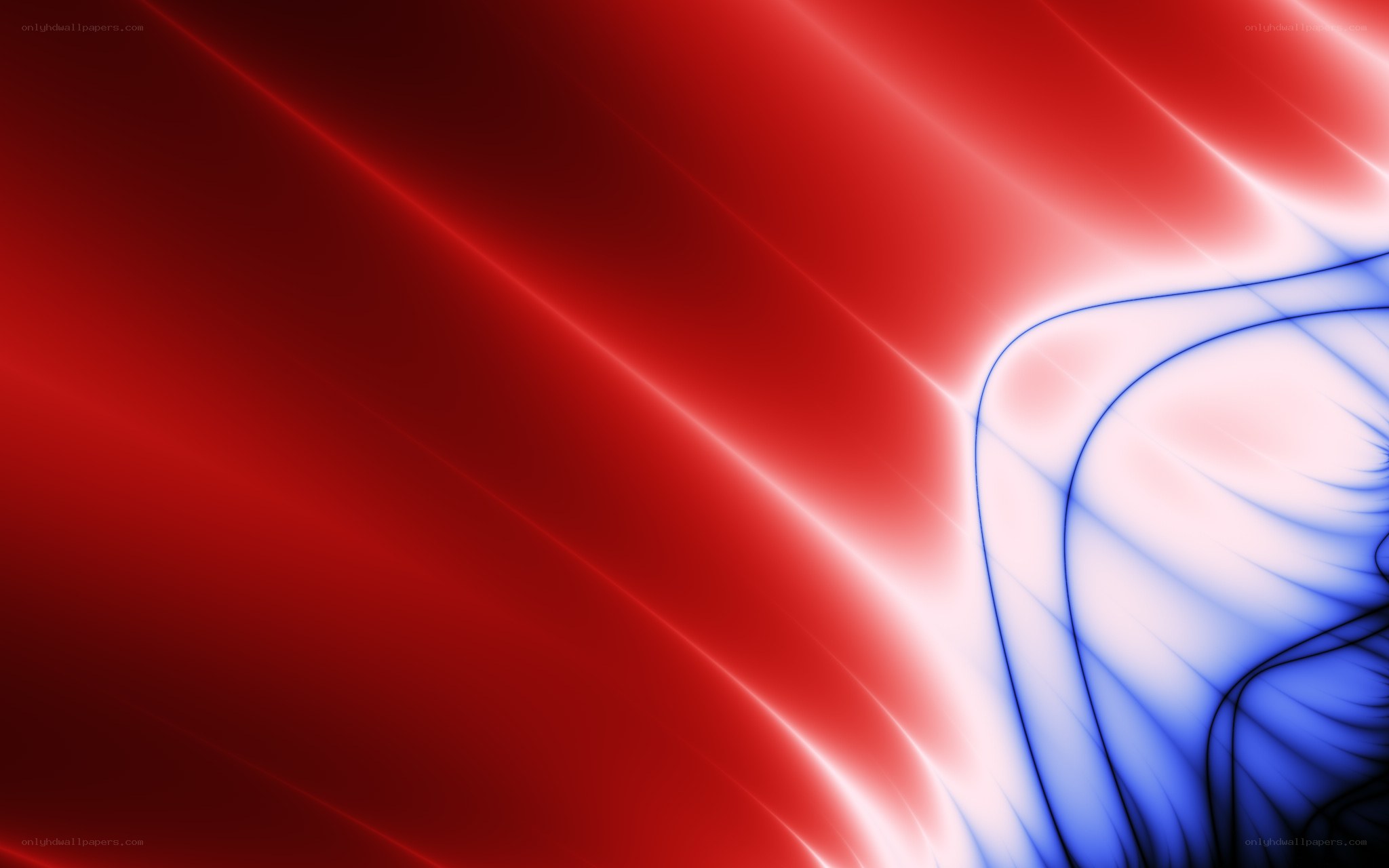 Red and blue abstract light design