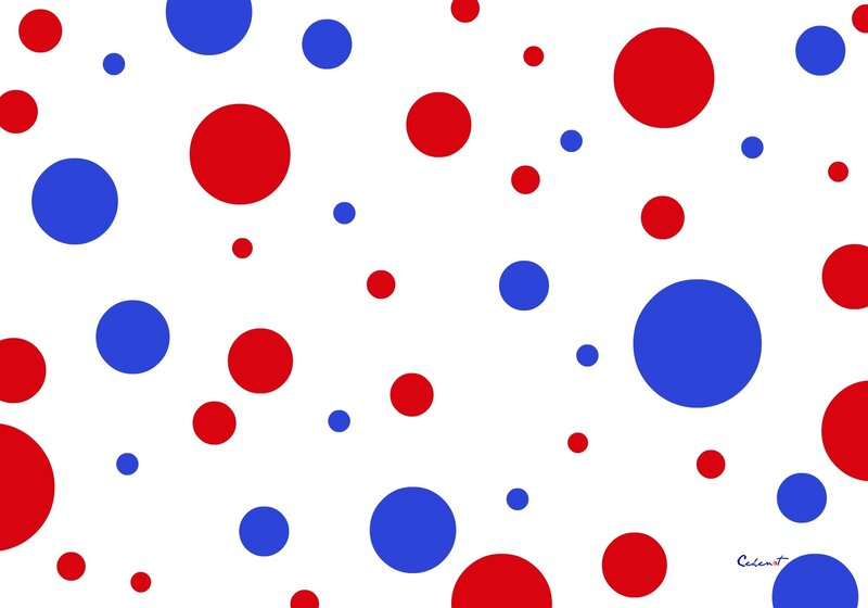 Red and Blue Circles