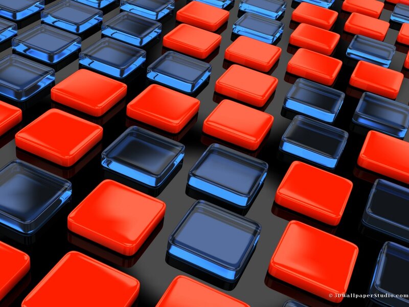 Red and Blue Cubes