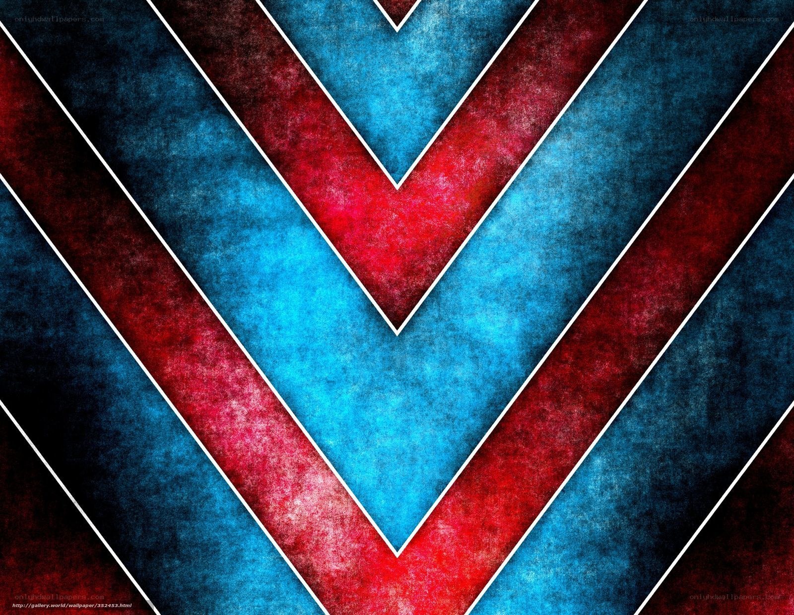 Red and blue geometric pattern