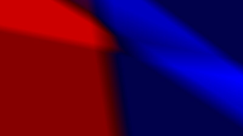 Red and Blue Light Beams