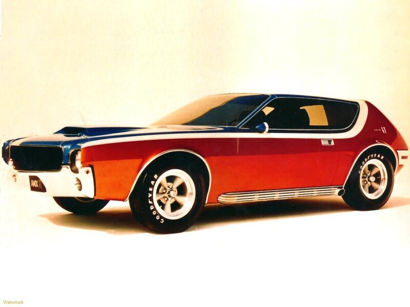Red and Blue Muscle Car