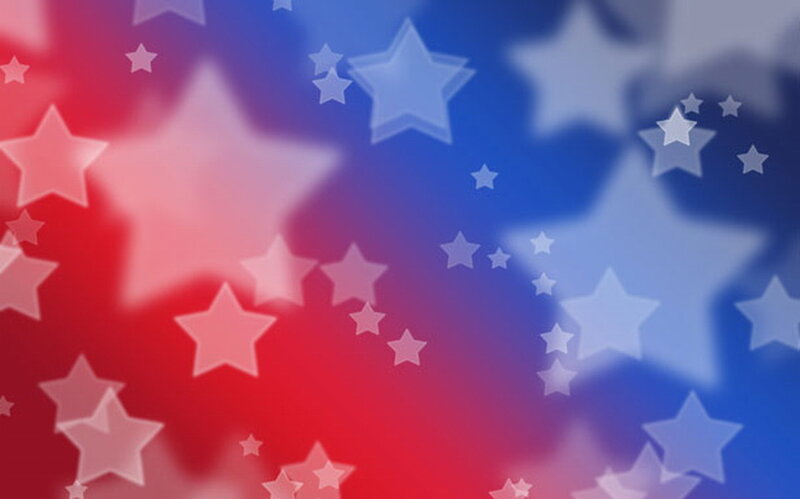 Red and Blue Stars
