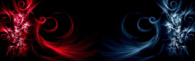 Red and Blue Swirls