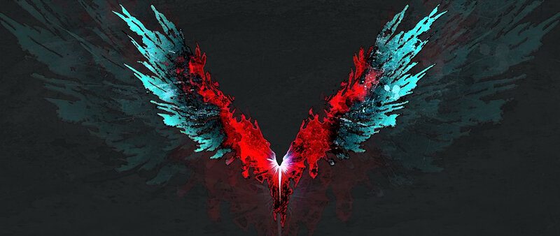 Red and Blue Wings