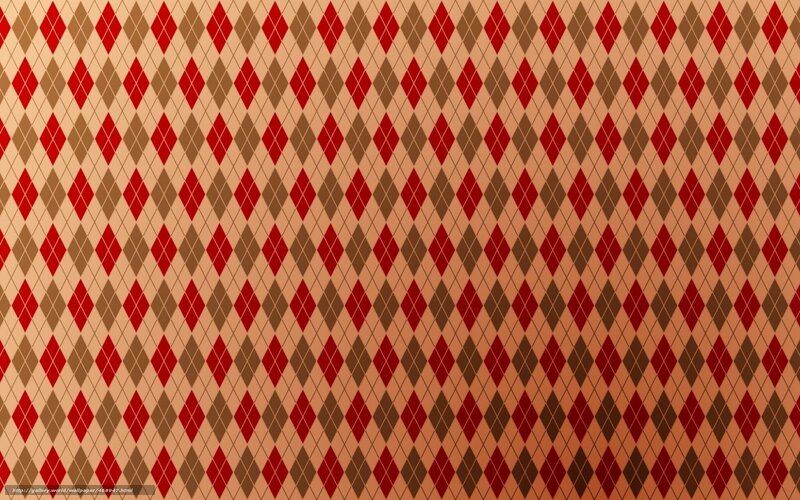 red and brown argyle pattern