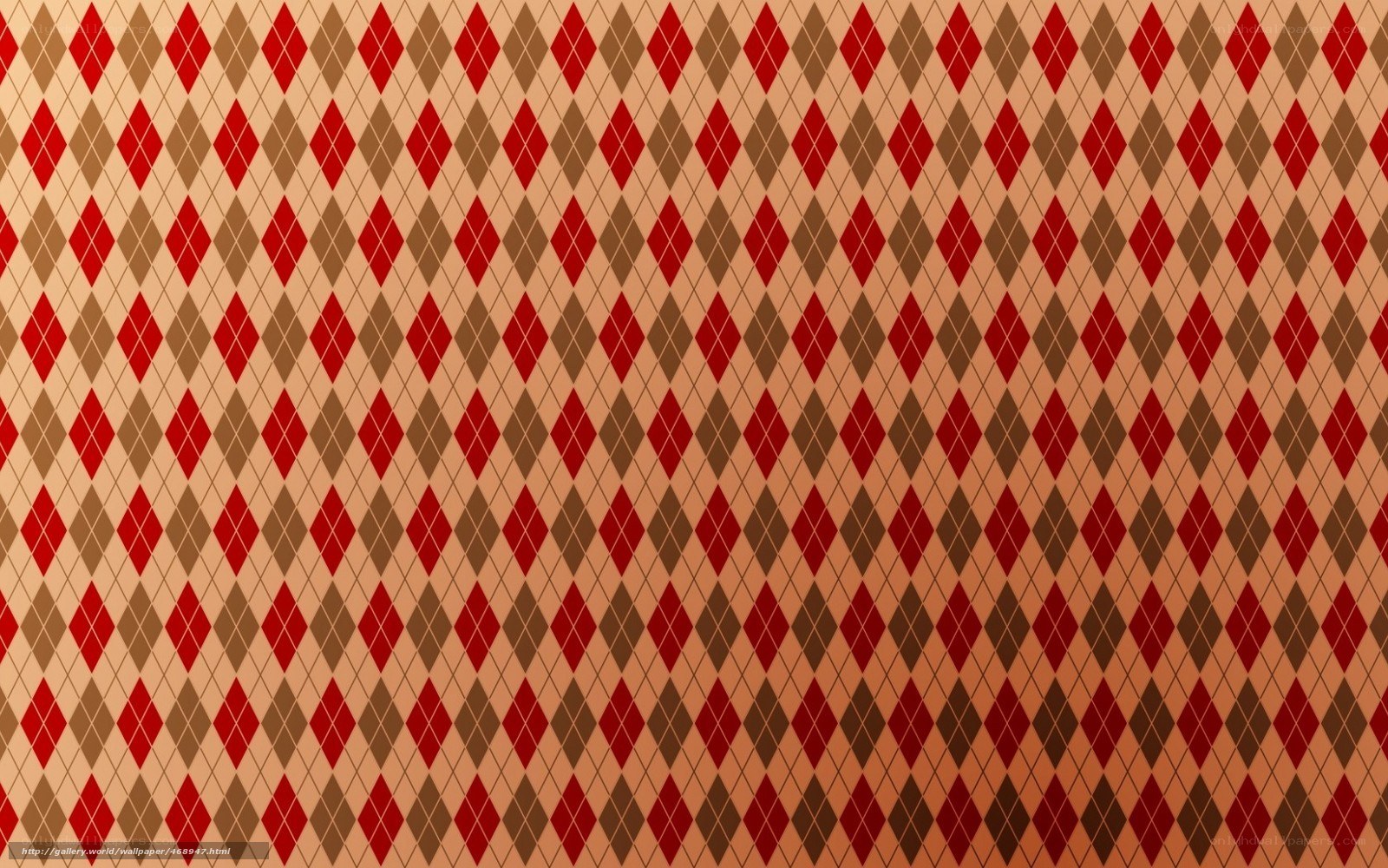 red and brown argyle pattern