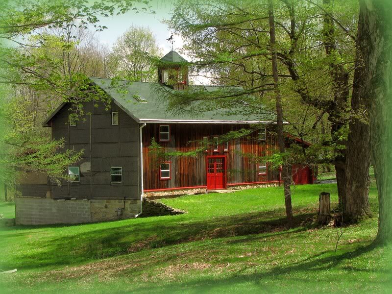 Red and Brown Barn