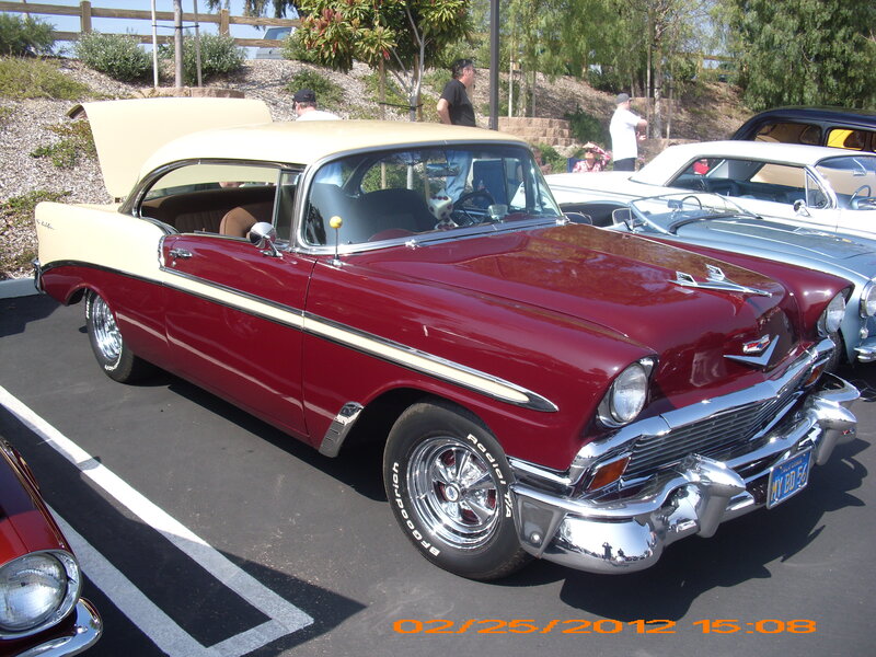 Red and Cream Classic Car