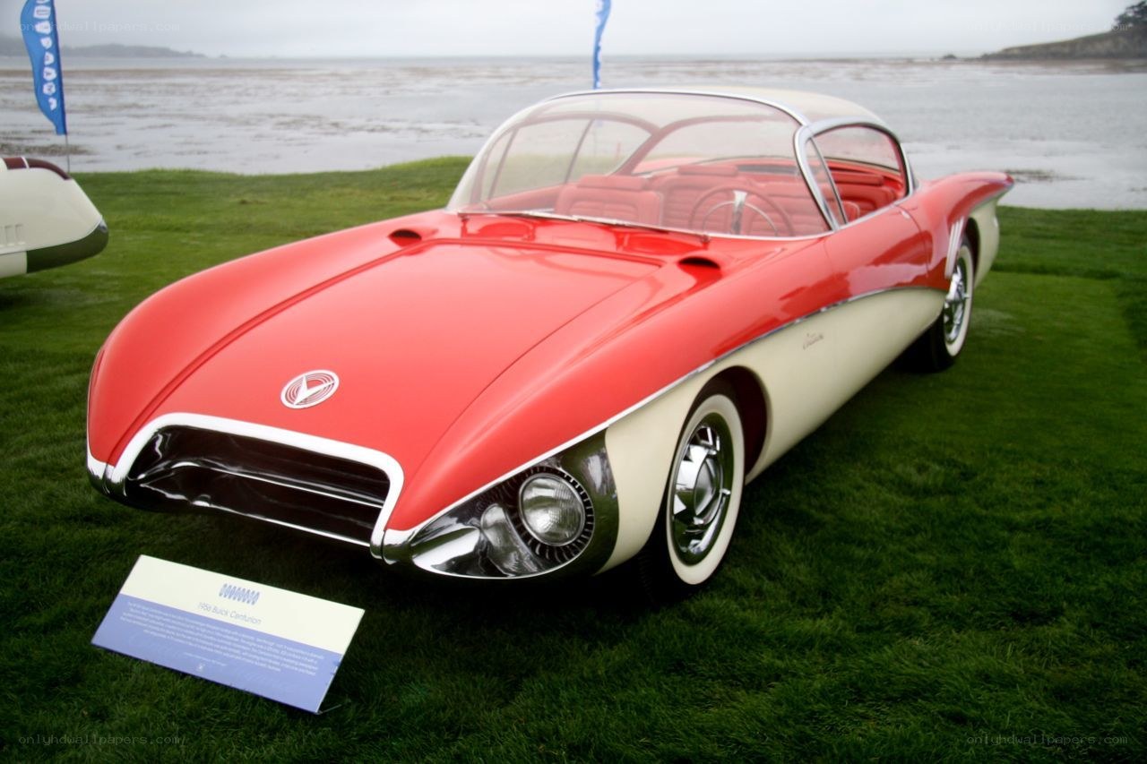 Red and cream concept car