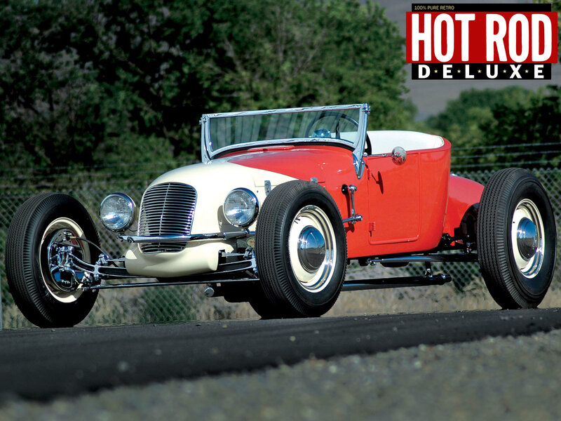 Red and Cream Hot Rod