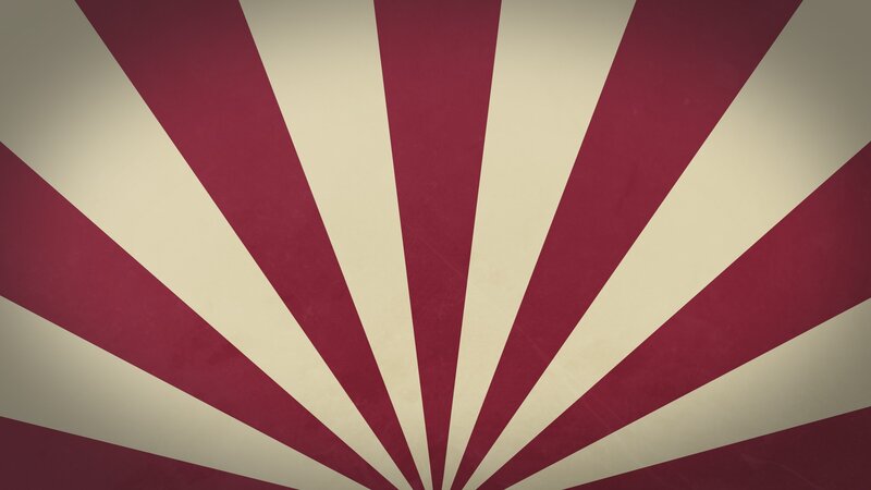 red and cream sunburst pattern