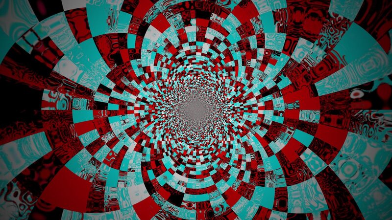 Red and Cyan Tunnel
