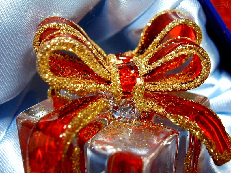 Red and Gold Bow