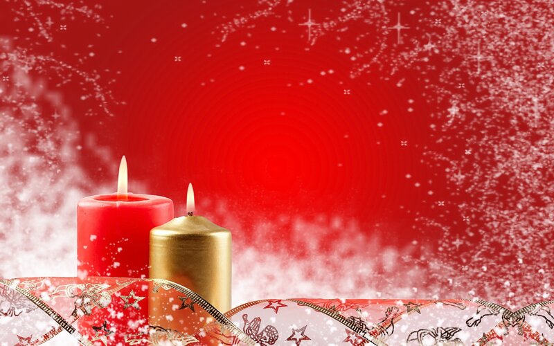 Red and Gold Candles