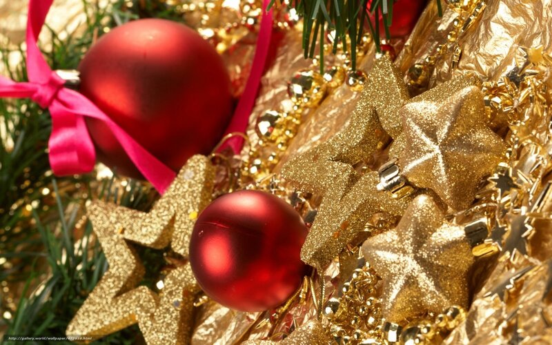 red and gold christmas ornaments