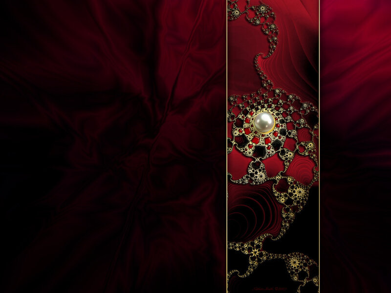 Red and gold fractal design