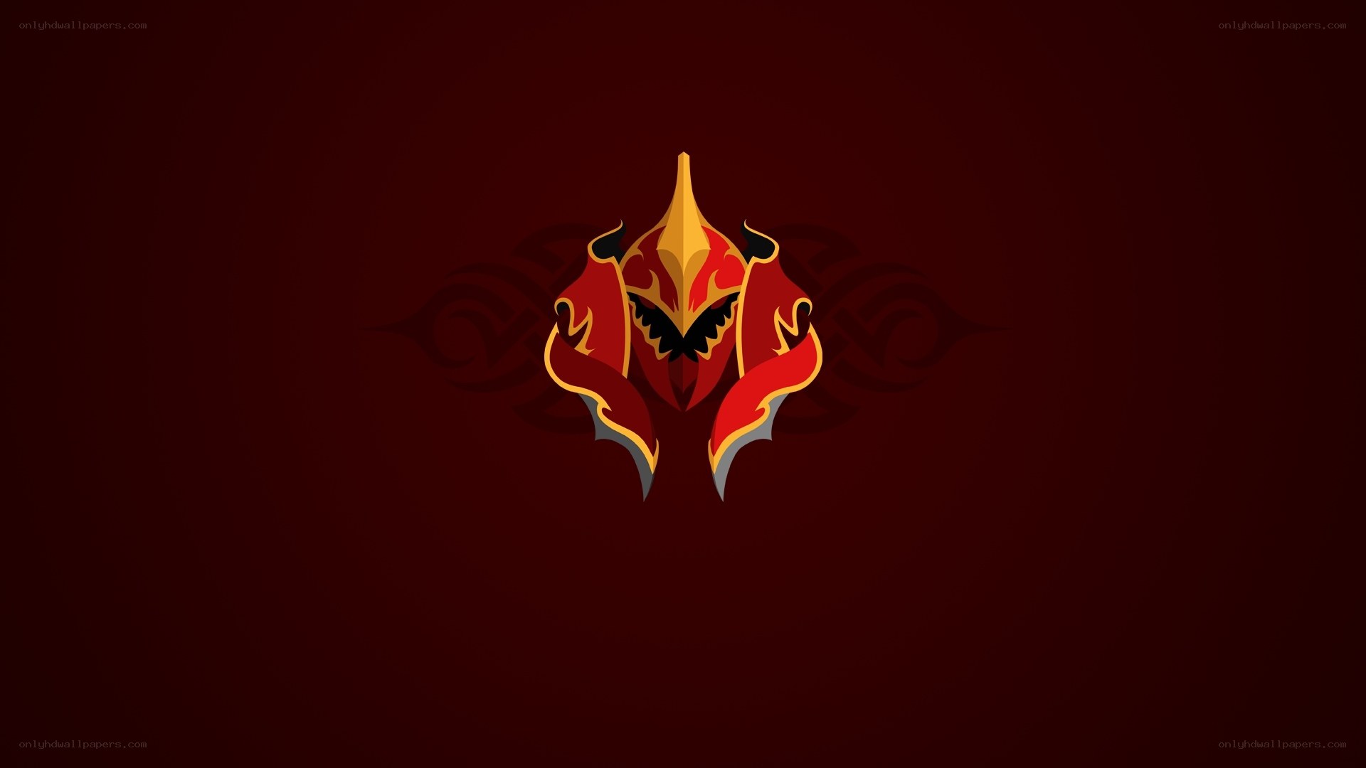 red and gold helmet logo