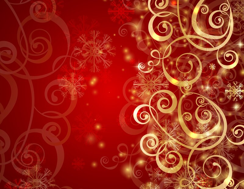 Red and Gold Holiday Design