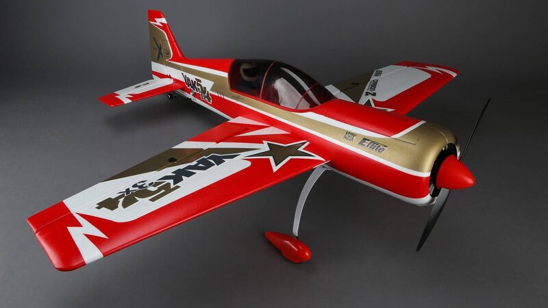 Red and Gold Model Airplane