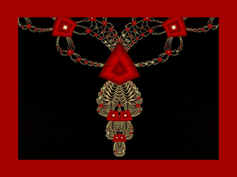 Red and Gold Necklace