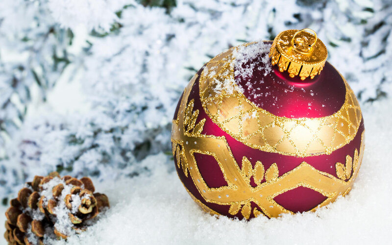 Red and Gold Ornament