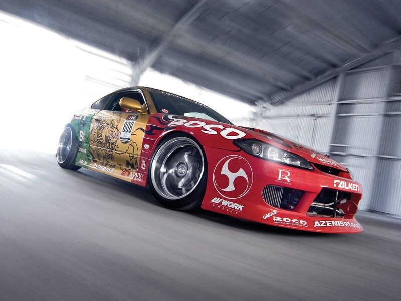 Red and Gold Race Car — Dynamic