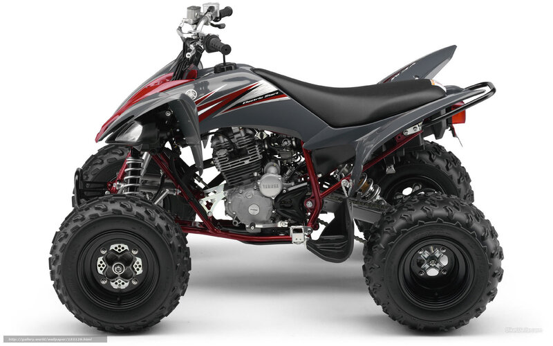 Red and Gray Atv — Neutral