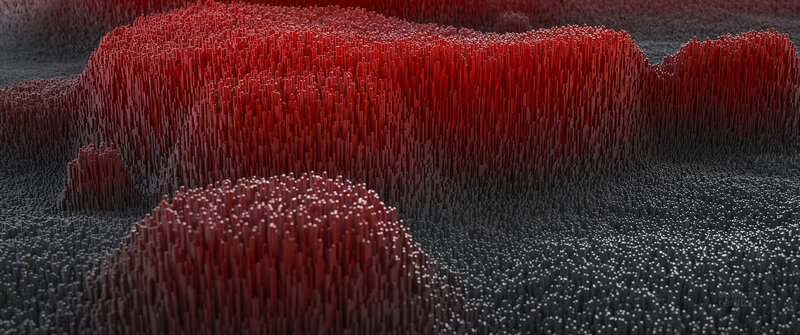 Red and Gray Cylinders