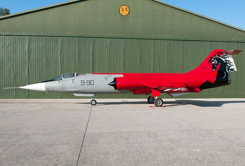 Red and Gray Jet Fighter — Calm