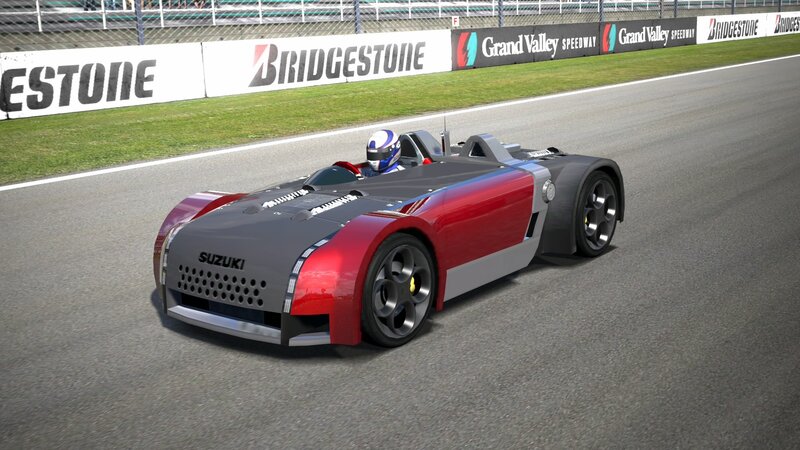 Red and Gray Race Car