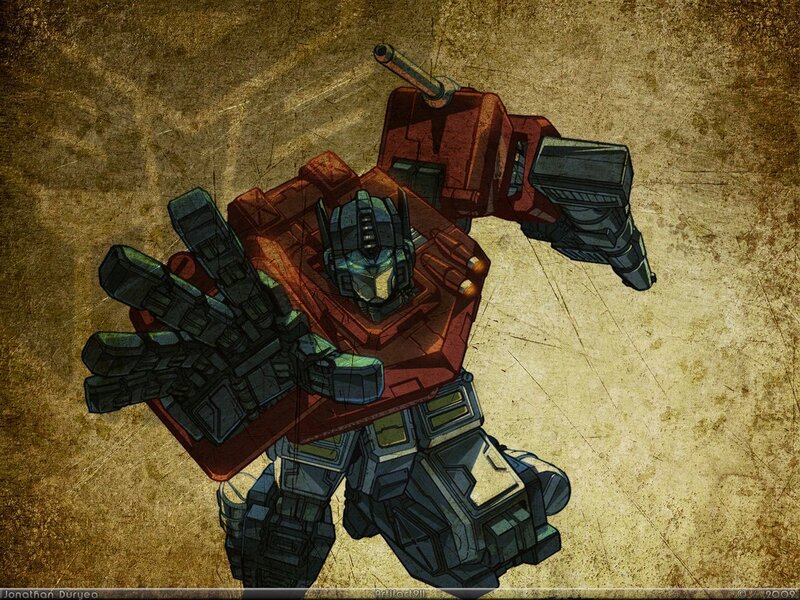 red and gray robot character