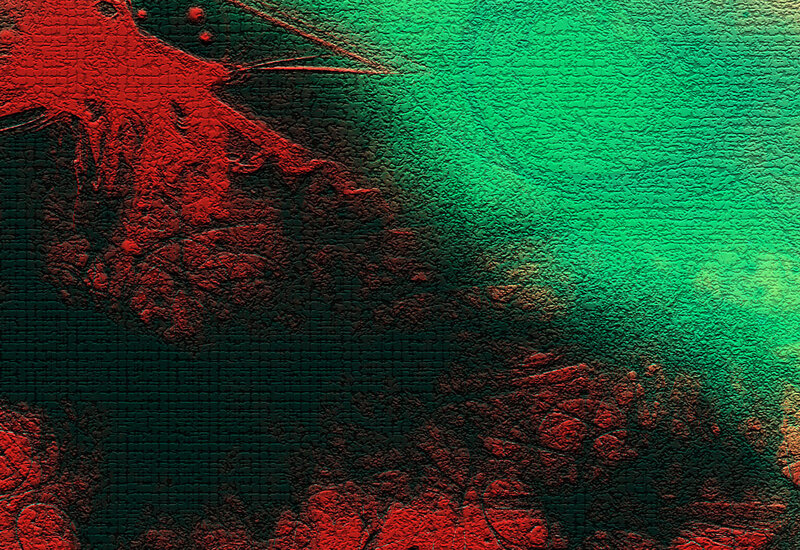 Red and green abstract texture