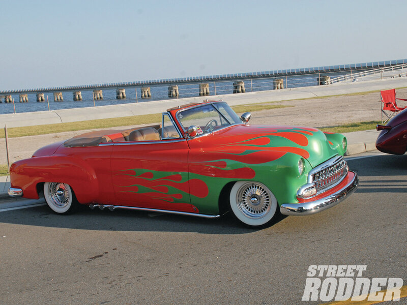 Red and Green Convertible
