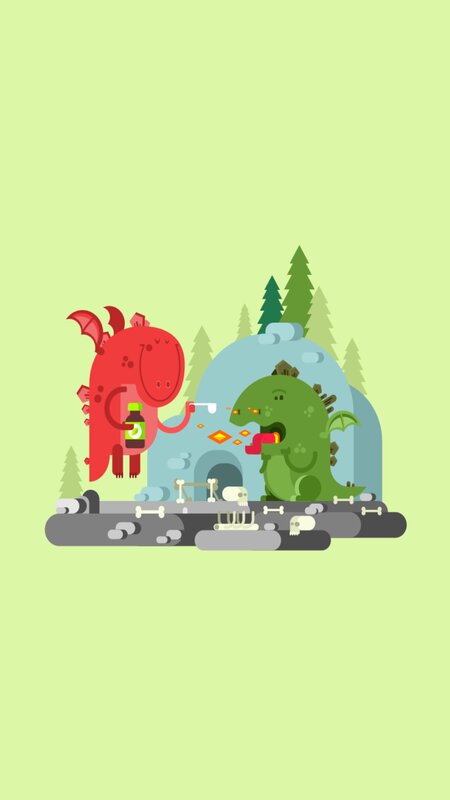 Red and Green Dragons