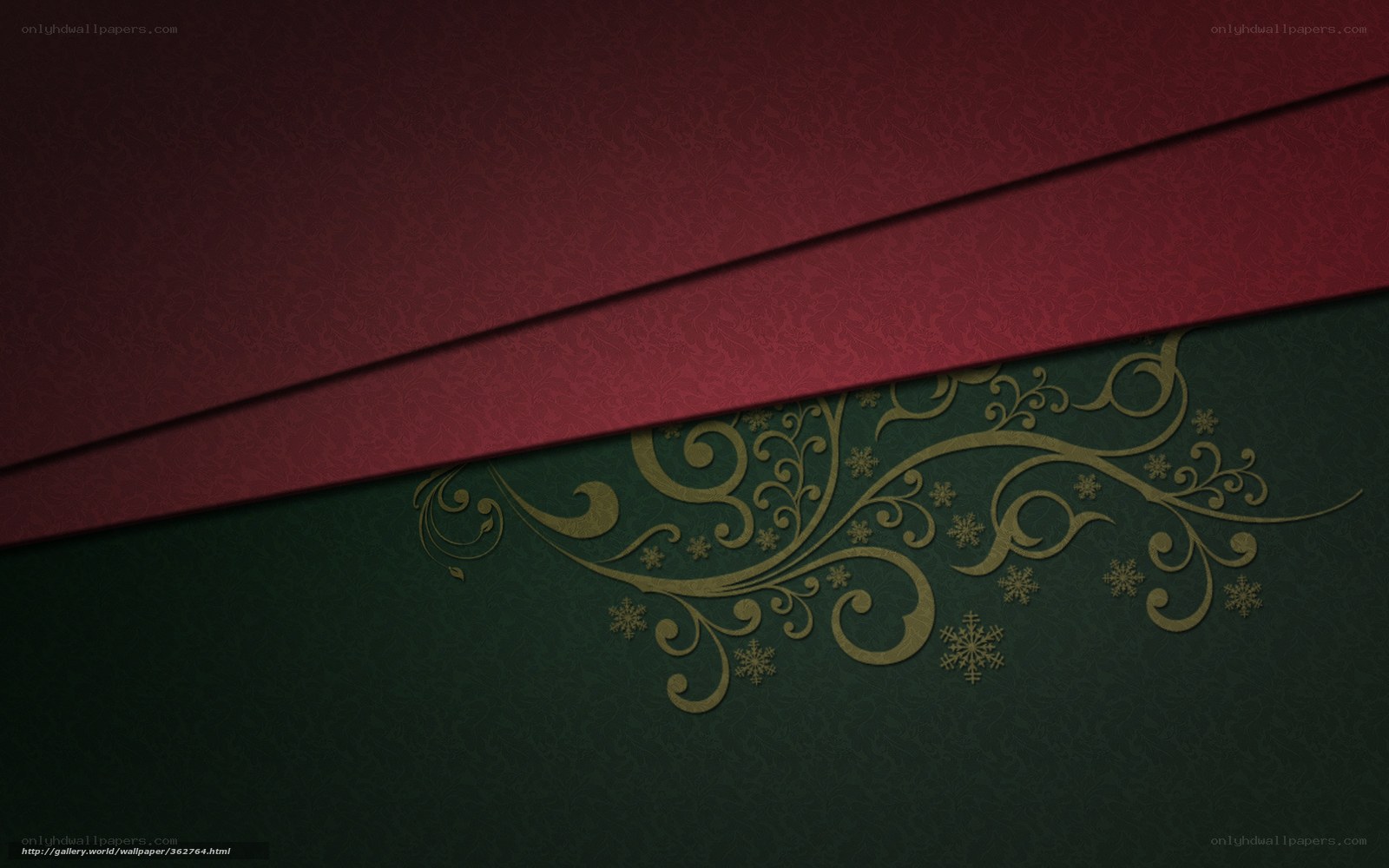 red and green holiday design