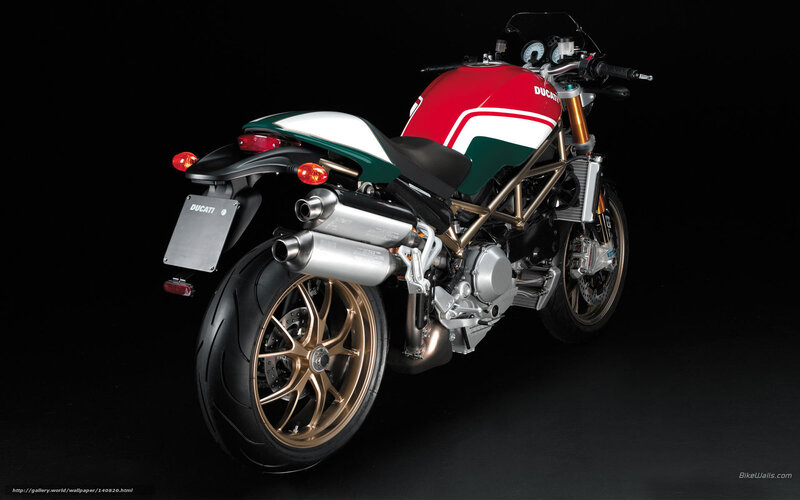 Red and Green Motorcycle