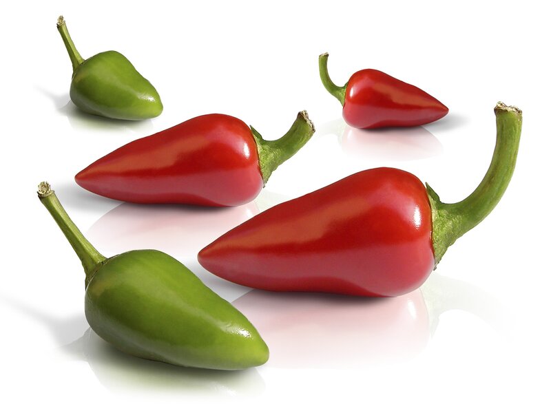 Red and Green Peppers